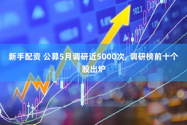 新手配资 公募5月调研近5000次, 调研榜前十个股出炉